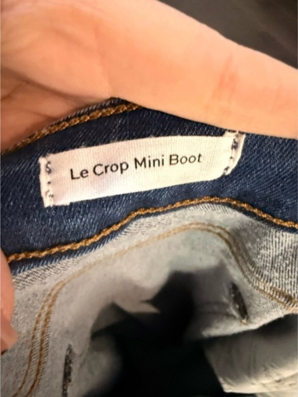 FRAME Le Crop mini boot cropped jeans size 32 - Picture 9 of 10